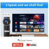 Control Para Tcl Smart Tv Andorid Rc802v+funda Mando De Voz