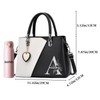I IHAYNER Women PU Leather Purses and Handbags Top Handle