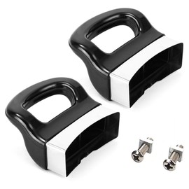 VONNST 2Pcs Black Cookware Side Handle Replacement, Universal Pan Side Handle for Pressure Pan Cooker Steamer Sauce Pot Replacement, One Hole