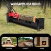 12 Ton Hydraulic Log Splitter, Manual Wood Splitter with 2-Speed