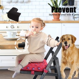 12 Packs Baby Safety Corner Guards for Baby Proofing Furniture Soft Foam Corner Covers Furniture Corner and Edge Safety Bumpers Baby Proofing Safety Corner Protectors for Table, Desk, Sofa (Black)