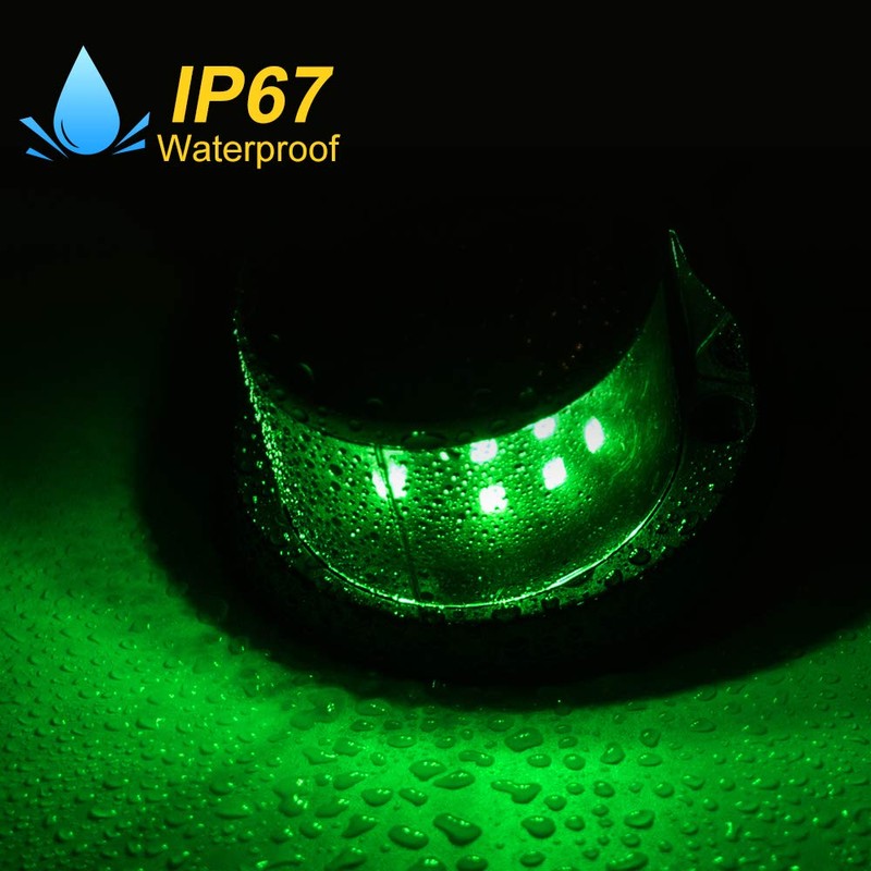 Sebnux Boat Navigation Light Red and Green LED Marine Navigation
