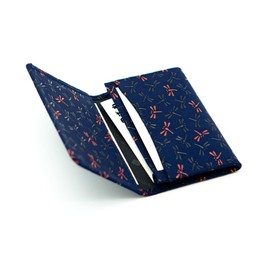 Innya No. 7521 Business Card Holder, Nagomi Dragonfly, Traditional Crafts, Koshu Inden, Deer Leather, Lacquer, Original Brand