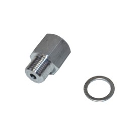 A-Team Performance - 1.5NPT to 1/8NPT Aluminum Fitting Adapter for LS Engine Swap to Oil Pressure Gauge Sensor - Compatible with LS1 LSX LS3, Pack of 1
