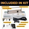 LED Under Cabinet Lighting Hardwired - 3CCT 9 Inch Satin