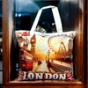 London Souvenir Bag - Union Jack Canvas Tote Bag -