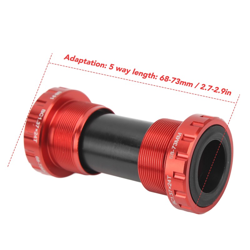 LeBycle Threaded Bike Bottom Bracket CNC Machining BB91 Mountain Bike