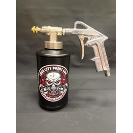 Amber FF Lanolin Undercoating Fluid Gallon, Pro Undercoating Gun, 1 Empty Black Quart Bottle, and 50 Rust Plugs