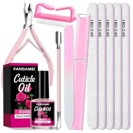 Fandamei Women's Manicure Kit - Complete Nail Care Set with Tools