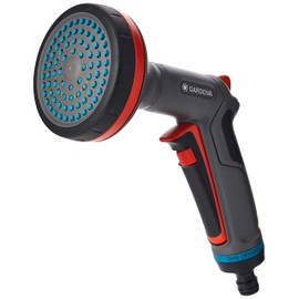 Gardena Comfort Brause für Beete: Gartenbrause zur Bewässerung von Beeten und großen Flächen, Dauerarretierung,Tropfsicherung, Frostschutz (18319-20) schwarz one size