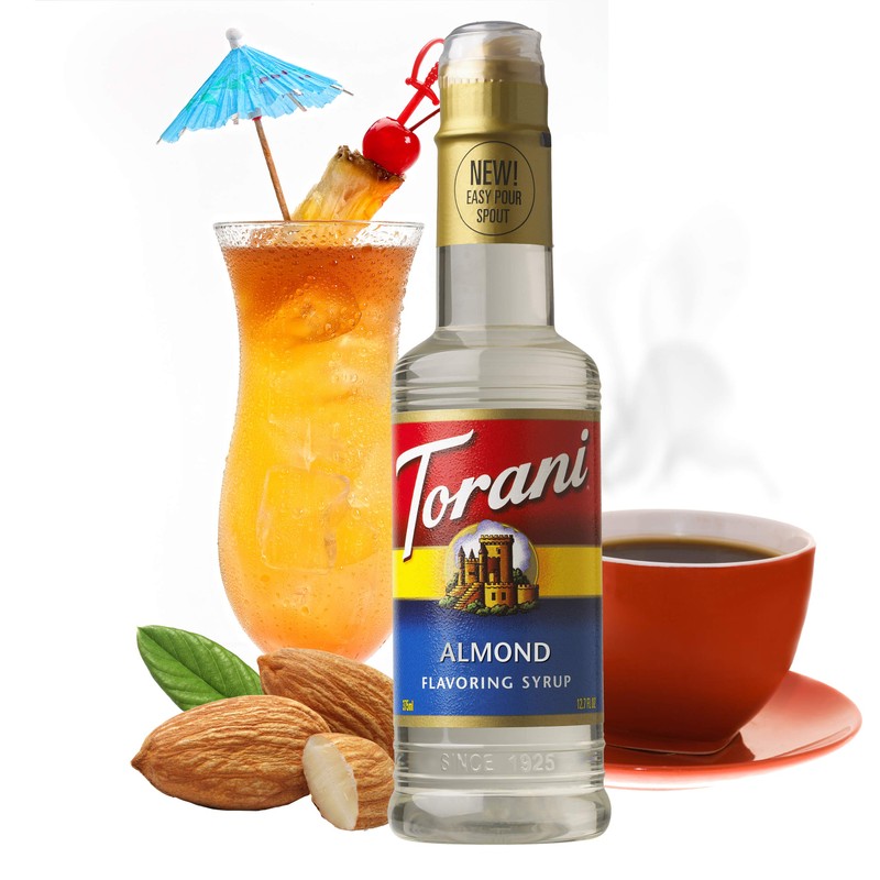Torani Syrup, Almond, 12.7 Ounce Bottle