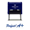 Perfect A+ Teacher Self Inking Rubber Stamp (Blue Ink) -