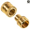 Bzcovac Heavy Duty Brass Hose Quick Disconnect Set for Dramm,