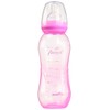 Evenflo Advanced Biberón Anticólicos, Cuello Estándar, Rosa, Silicón Libre de