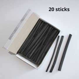 Willow Charcoal Sticks for Drawing - Set of 20 Sticks of Willow Charcoal - Art Supplies for Drawing - Art Supplies for Stretching - Willow Rods - Charcoal for Drawing - Vine Charcoal Set