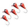 5 PCS Ice Fishing Jigs Kit Winter Fishing Perch Hooks