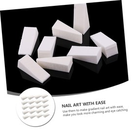 Healeved Sets Nail Art Tools Soft Makeup Sponges Cosmetic Wedges for Gradient Manicure Pcs