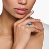 THOMAS SABO TR2339-059-1 Women's Ring Aqua Stone 925 Sterling Silver,