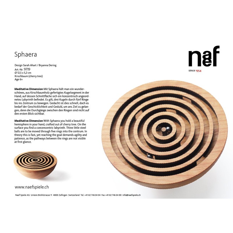 Naef Sphaera Labyrinth - Design: Sarah Ahart/Bryanna Dering