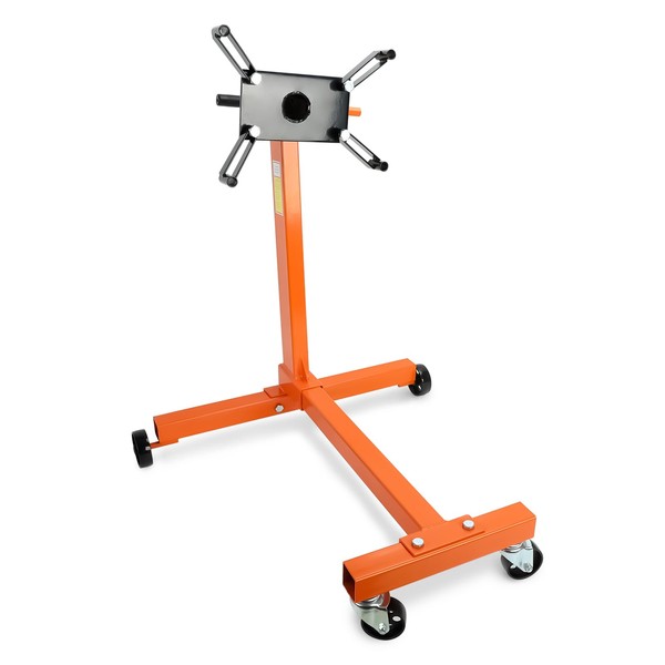 KAFLLA Engine Stand,1000lbs Capacity Engine Motor Stand with 360 Degree Rotating Head, Heavy-Duty Engine Lift Stand with 4 Wheels and 4 Adjustable Arms