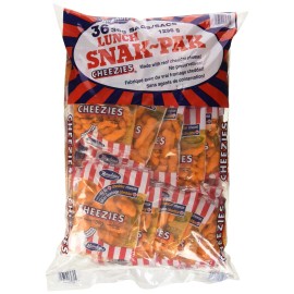 Hawkins Cheezies Corn Snacks, Snak-Pak, 36pk x 36g (1.3 oz)