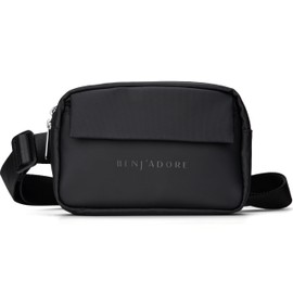 benj'adore Men's Small Shoulder Bag Waterproof Men's Bag for Everyday Office Travel Messenger Bags, black