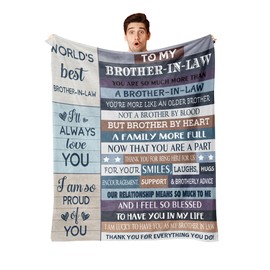 Pozevan Brother in Law Gift, Brother in Law, Brother in Law Birthday Gifts, for Brother in Law, Brother in Law Gifts for Men, Brother in Law Wedding Gift Blanket 60" X 50"