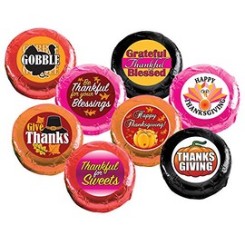 Thanksgiving - "COOKIE TALK" Chocolate Covered Cream Filled Sandwich Cookies - 12 PC