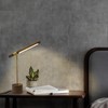 Poiaeusant LED Touch Control Desk Lamp Heavy Base Fold Swing