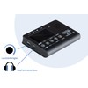 Rocktile MT-60 Metro Tuner, Tuner with Microphone and Piezo Sensor,