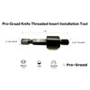 Pro-Graad R042 1/4-20 Threaded Insert Driver, Knife Threaded Insert Installation