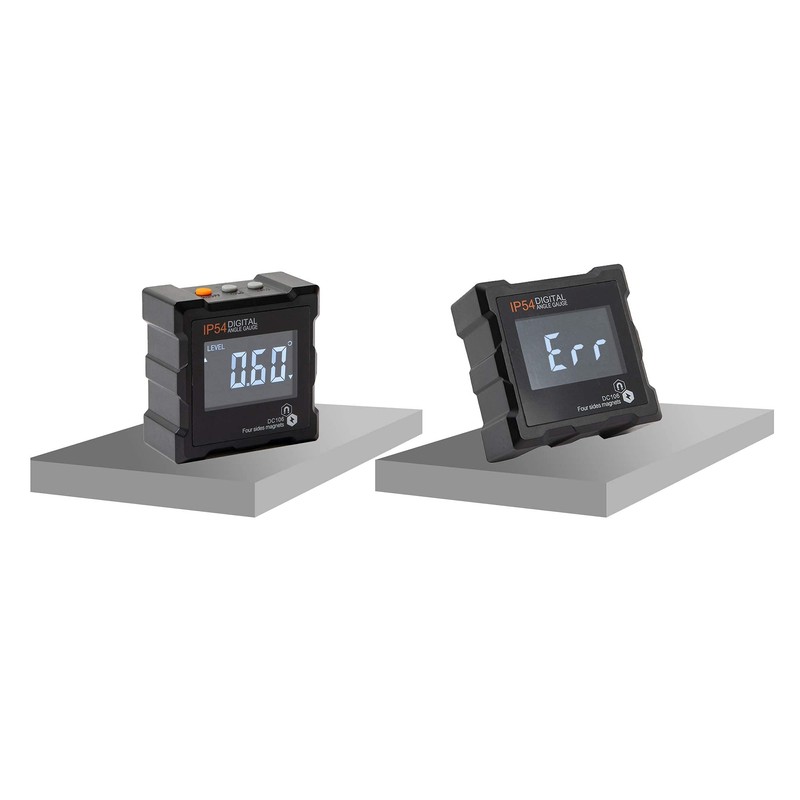 Beslands Digital Protractor Magnetic Bevel Box Inclinometer LCD Waterproof Angle