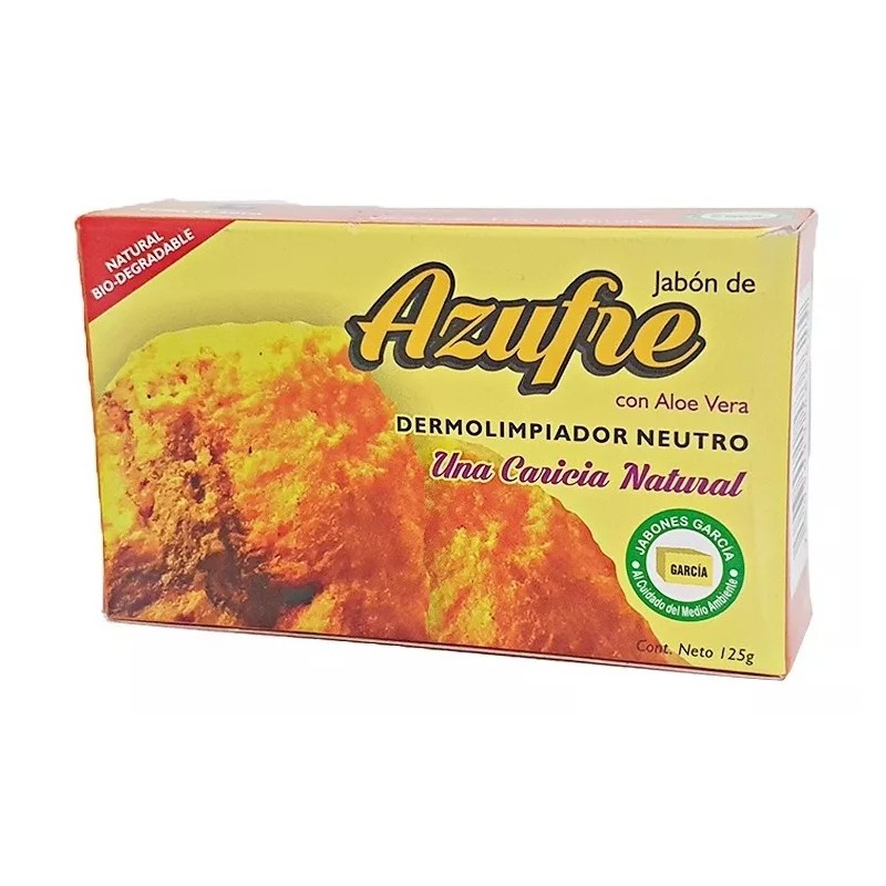 Jabones García Caja De 30 Jabon Azufre Orgánico Artesanal Acne