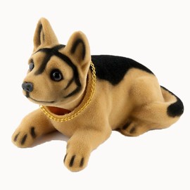 Uposao Car Nodding Dog, Cute Shaking Head Dog Car Decoration Emulation Creative Dog Car Interior Dashboard Decoration Craft Gift for Car Vehicle Office