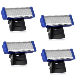 INVODA Shaver Replacement Head for Men's Rechargeable Solo Shaver Blades Solo Trimmer Replacement Cutter Head (Packs of 4)