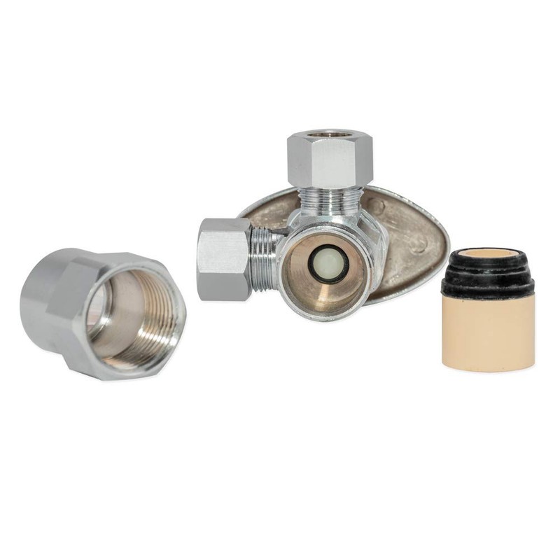 Eastman Multi-Turn Dual Outlet 3-Way Shut-Off Valve, 1/2 Inch CPVC