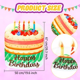 6 Pcs Birthday Seat Cover for Classroom Happy Birthday Chair Cover for School Birthday Party Decorations