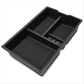 PM PERFORMOTOR Removable Center Console Insert Organizer Tray,Armrest Secondary Storage Box Compatible with 09-18 Ram 1500