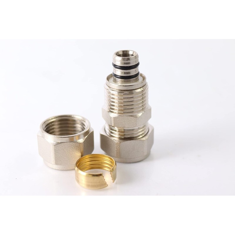 Sandy Beach 15mm to 16mm Compression Adapter Reducer Durable Brass