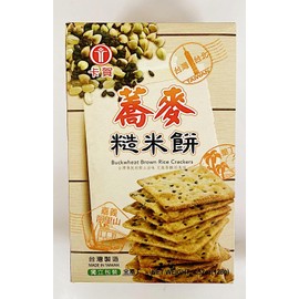 Buckwheat Brown Rice Crackers,Vegan,4.52oz, Pack of 2 蕎麥糙米餅