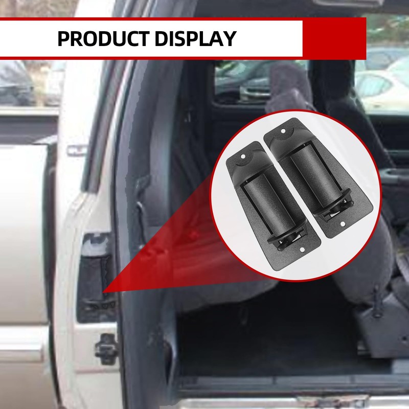 Dunviku Extended Cab Rear Door Handle Set Left Driver Right