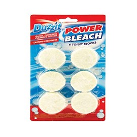 Pack of 6 Duzzit Power Bleach Toilet Block