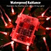 cshare String Lights Outdoor Waterproof 9.8ft 30 LED, Red Fairy