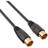 ELECOM Antenna Cable 2.5C Slim Type F Terminal Plug-in Type