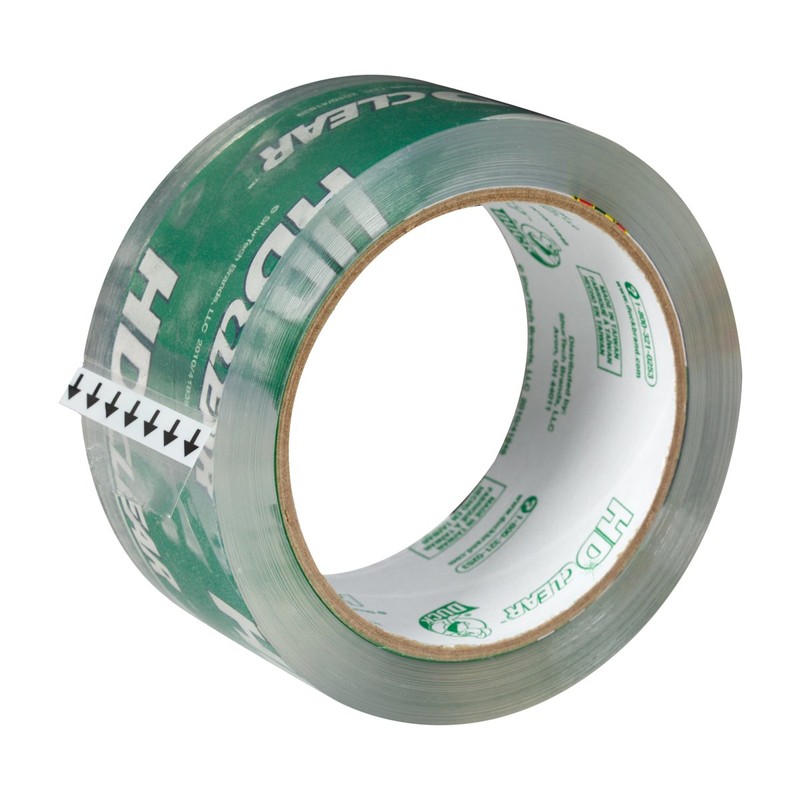 Duck HD Clear Heavy Duty Packing Tape Refill, 1.88 Inch