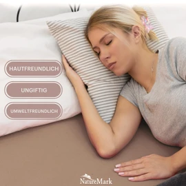 NatureMark Jersey Fitted Sheet, 100% Cotton, Pack of 2, Brand Quality, Oeko-Tex Standard 100, Assorted Colours and Sizes