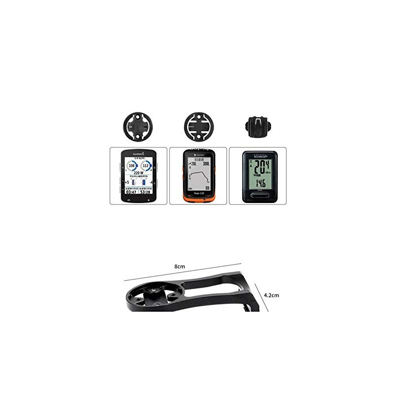 MUXSAM Mountain Bike Stopwatch Bike Stem Odometer Computers Holder, Mountain