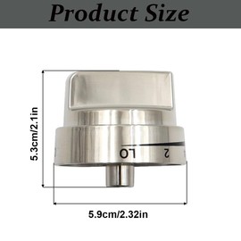 SEIWEI Stove Knob Oven Knobs Replacement Burner Control Dial Knobs Compatible with LG, AEZ73453501, AEZ73453502, AEZ73453503, AEZ73453508,AEZ72909007 etc