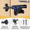 Slide Bolt Gate Latch with Padlock Hole, Heavy Duty Sliding