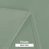 Fitable 6 Pack Sage Green Round Tablecloths - 108 Inches